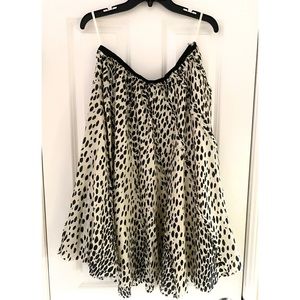 DKNY Silk Swing Skirt